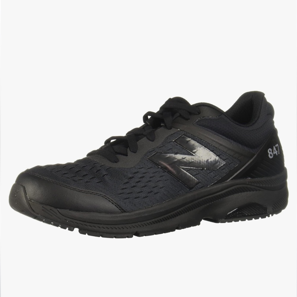 New Balance Men's 847 V4‎ Walking Shoe Black Sneakers  12.5 M